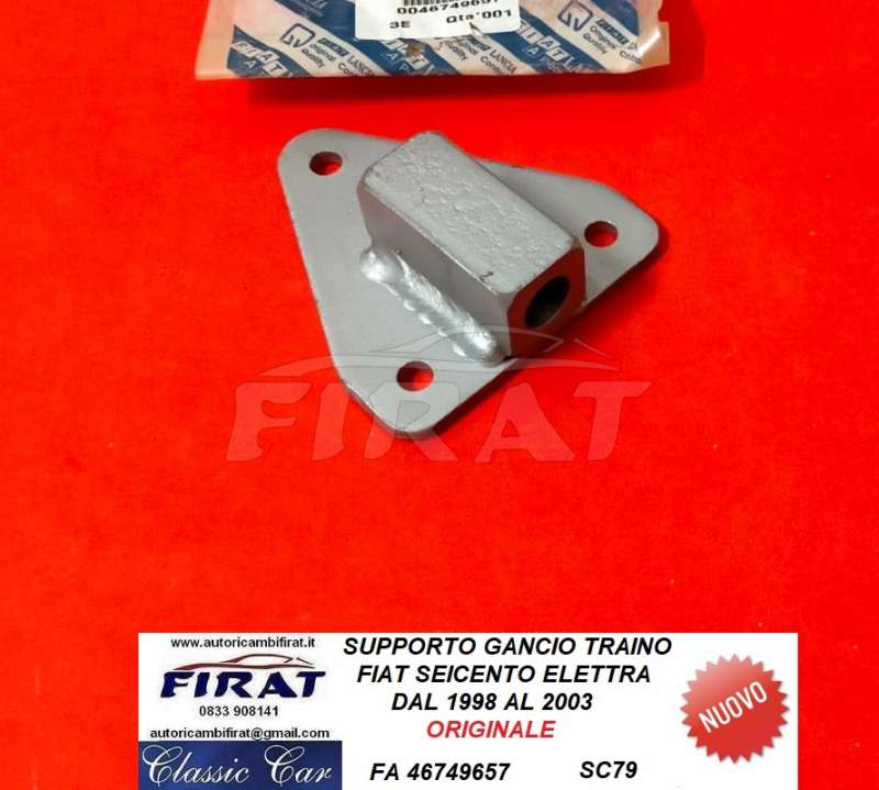 SUPPORTO GANCIO TRAINO FIAT SEICENTO 98-03 (46749657)